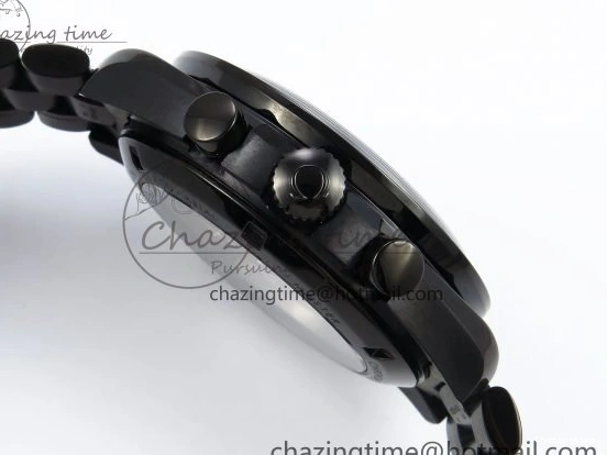 0307 Speedmaster Black Benom PVD Moon RMF Best Edition on PVD Bracelet Lemania HW WrinkleFree 7727